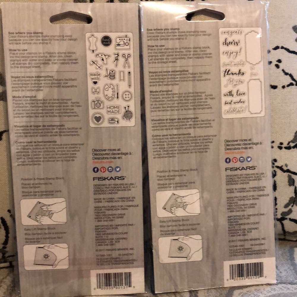 Fiskars stamp set bundle - Picture 4 of 6